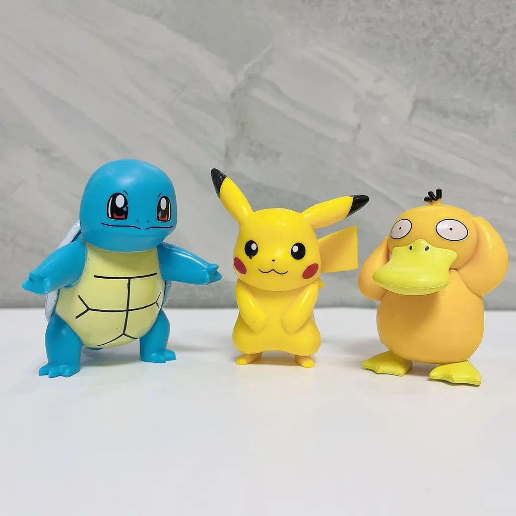 Ігровий набір фігурок кемони Pokemon: Пікачу, Бульбазавр, Псайдак, Сквіртл, Чермандер, Джигліпаф, 6 шт - фото 3