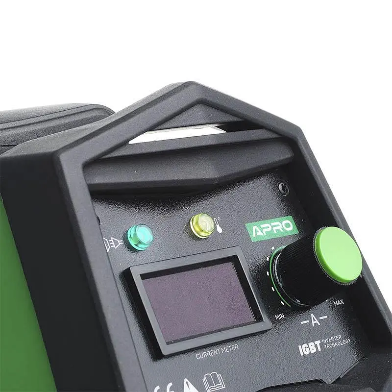 Сварочный инверторный аппарат APRO MMA-140 20-140 А 1,6-4 мм + набор кабелей 30412 - фото 3