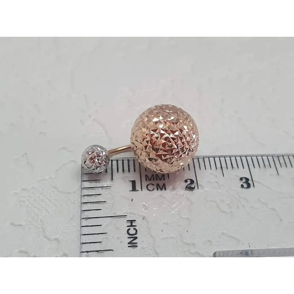 Золоті сережки Favoritum з алмазною гранню. 220336_12_А_КБ - фото 5