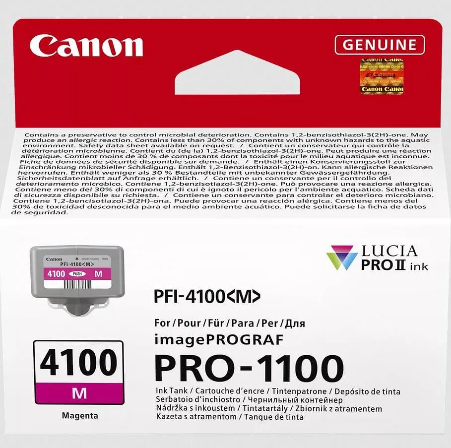 Картридж струменевий PFI-4100 imagePROGRAF PRO-1100 Magenta Canon teh0015054 - фото 2