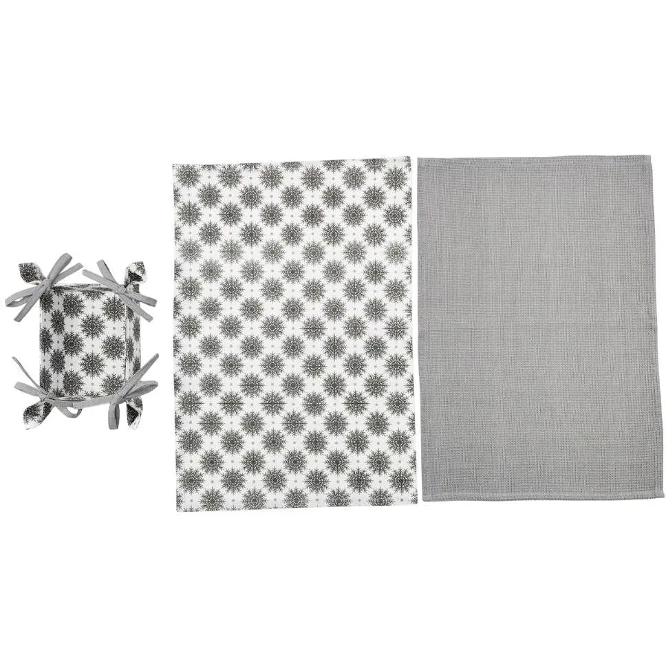 Набор полотенец Soho Snow Grey хлопок 100% 60х40 см 2 шт. (BS 45561/1) - фото 3