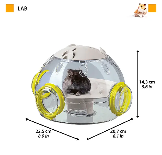 Модульний будиночок для гризунів Ferplast FPI 4826 Lab 22.5x20.7x14.3 см 84826099 - фото 2