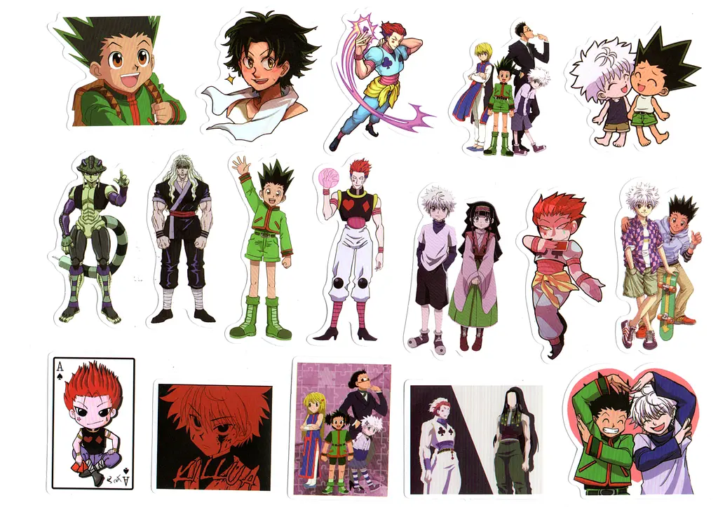 Стікерпак Хантер х Хантер Набір наклейок Hunter × Hunter 50 штук - фото 2