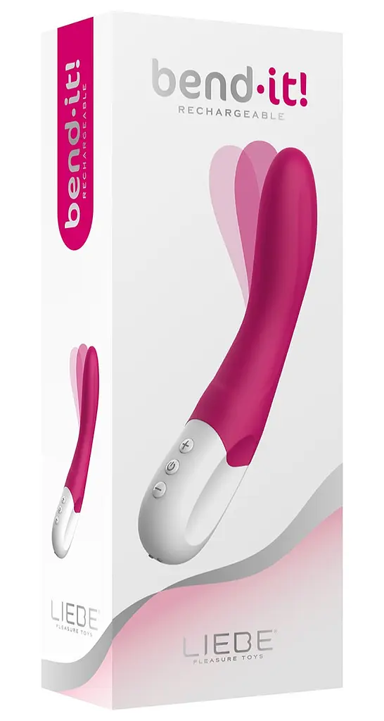 Вібратор Liebe Pleasure Toys Bend-It! Rechargeable 22 см (рожевий) - фото 9