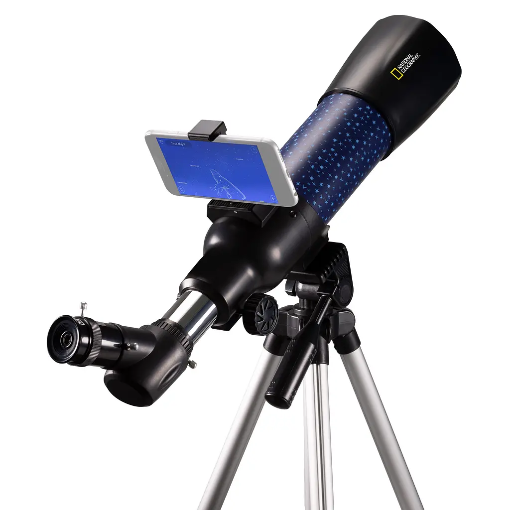 Телескоп National Geographic Junior 70/400 AR з адаптером для смартфона + рюкзак (9101003) - фото 3