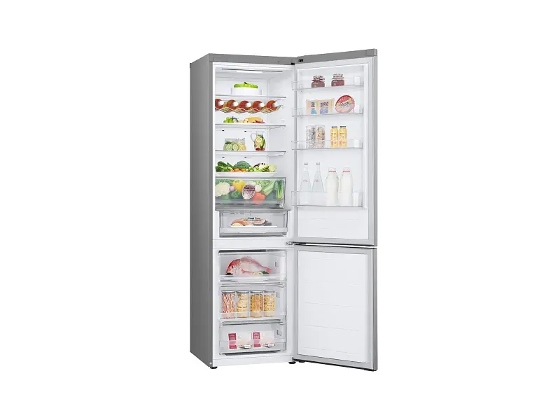 Холодильник з морозильною камерою LG GC-B509FNMW - фото 4
