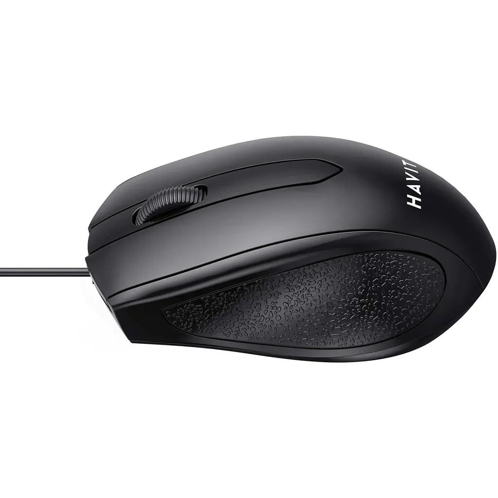 Дротова миша Havit MS80 USB чорна (HV-MS80-BK) - фото 4