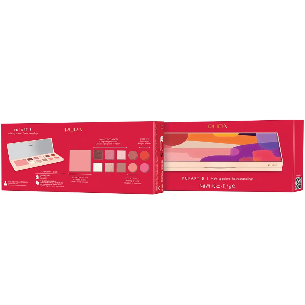 Набор для макияжа Pupa Beauty Kits Pupart S Слоновая кость 11.4 г (8011607396122) - фото 3