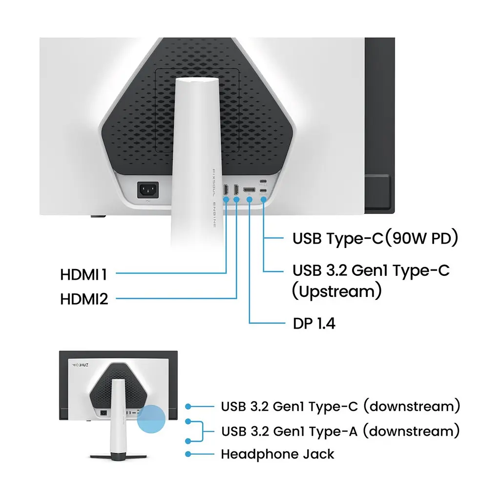 Монітор BenQ EX271UZ White - фото 2