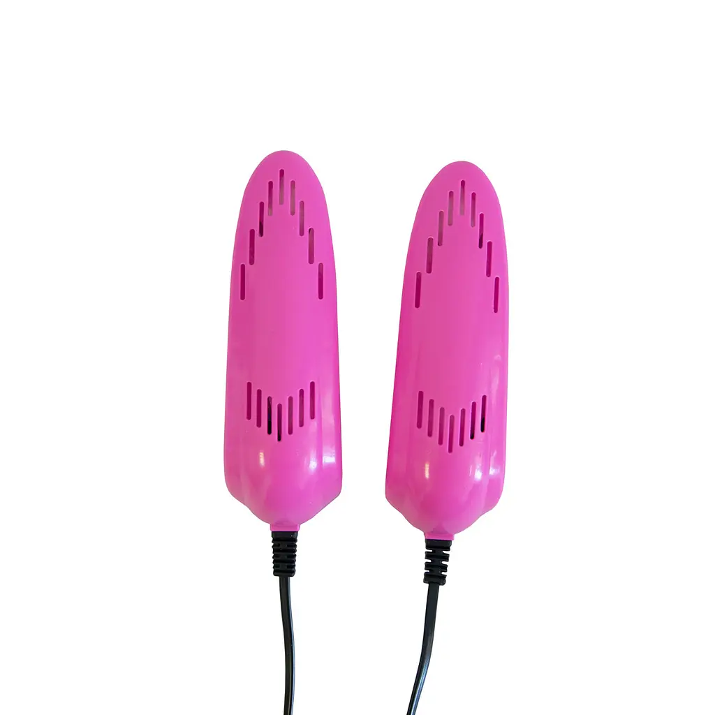 Електросушарка для взуття Shoes Dryer 220В 10W, рожева, розмір 16×5×4 см - фото 4