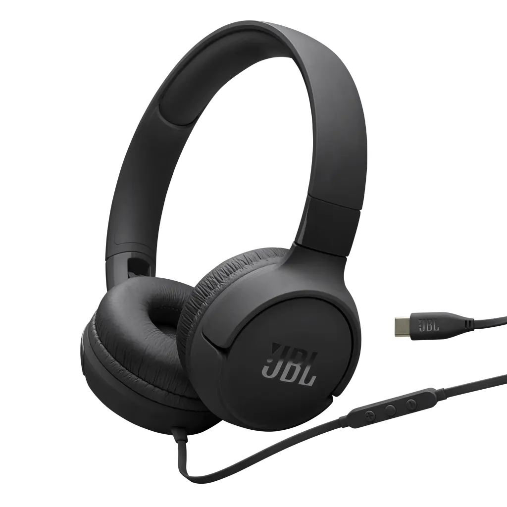 Навушники накладні провідні JBL Tune 520C USB-C штекер чорний