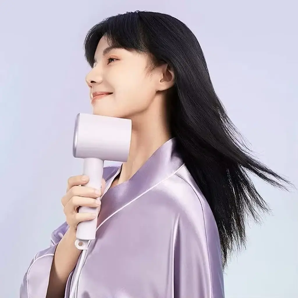 Фен Xiaomi Mijia negative ion hair dryer H301 Purple + (перехідник на EU розетку) - фото 4