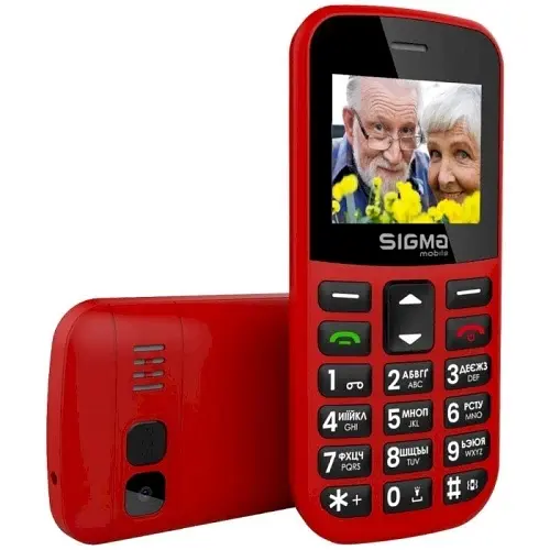 Мобільний телефон mobile Comfort 50 Easy Type-C, Red Sigma teh0020346 - фото 2