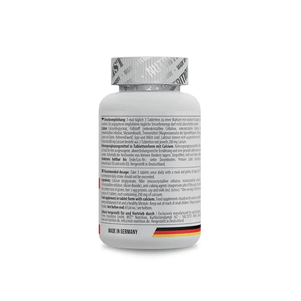 Кальцій хелат MST Nutrition Calcium Chelate, 90 таблеток для підтримки здоров'я кісток та зубів - фото 3
