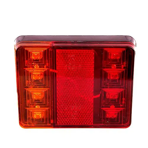LED Задній ліхтар квадратний 58LED 12V/ 120 х 95 х 23 мм 2 шт. (BL-64908) - фото 3