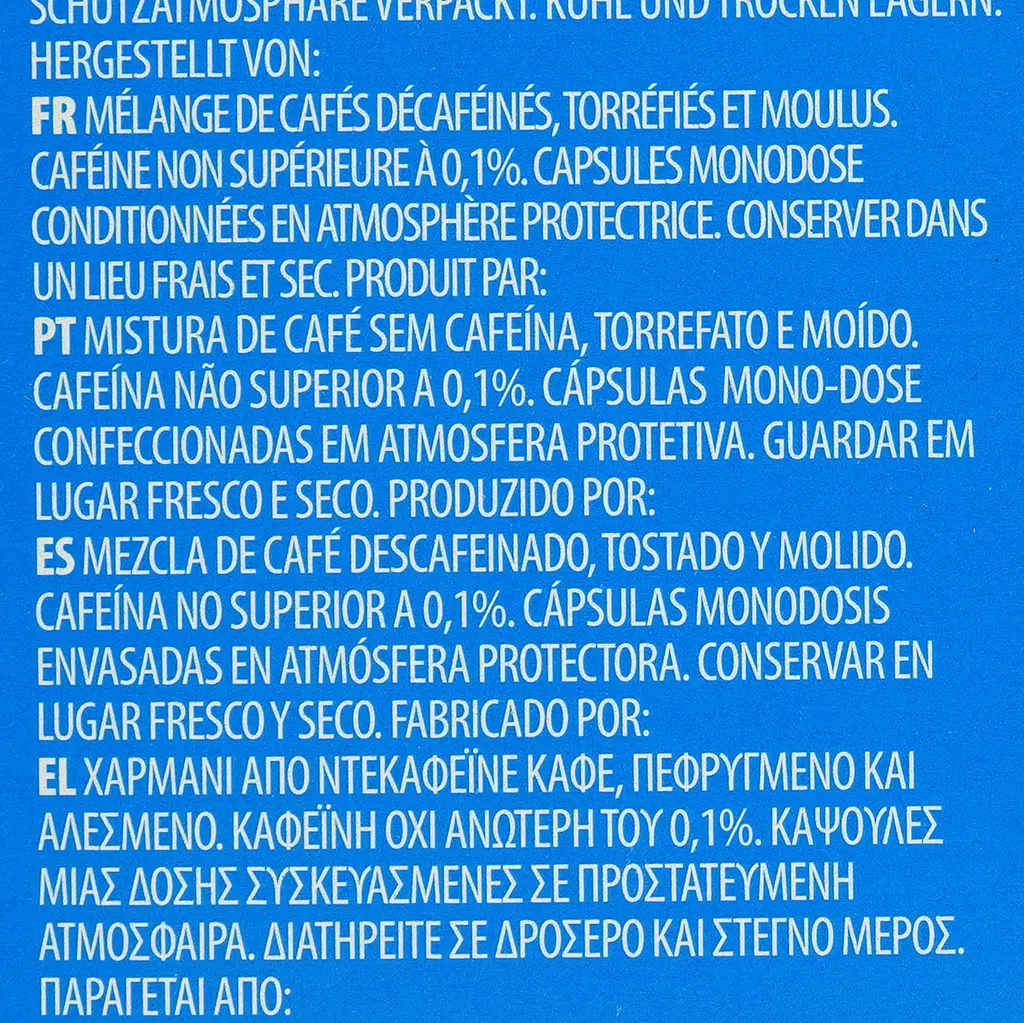Кава в капсулах Carraro Lavazza A Modo Mio Decaffeinato, 16 капсул - фото 8
