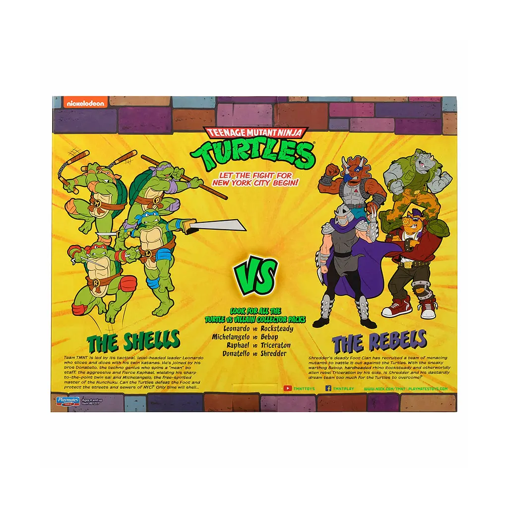 Набір фігурок TMNT Черепашки-ніндзя класичні Мікеланджело проти Бібоп, 15 см (81277) - фото 6