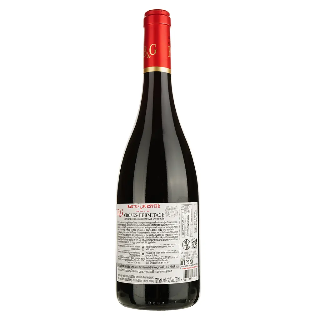 Вино Barton&Guestier Crozes-Hermitage AOC червоне сухе 0.75 л - фото 2