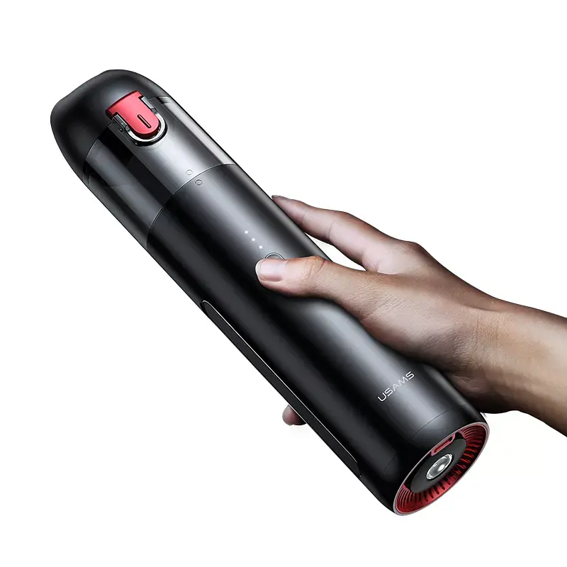 Ручний пилосос Usams US-ZB234 Mini Handheld Vacuum Cleaner Geoz Series Suction 6000Pa [Black] [75819] - фото 2
