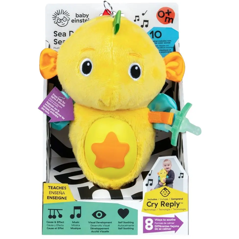 Мягкая музыкальная игрушка Baby Einstein Sea Dreams Seahorse желтая (17400.00) - фото 2
