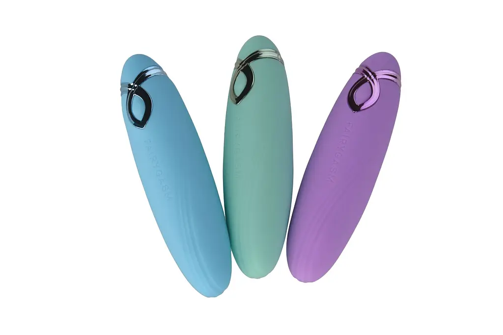 Вібратор FairyGasm PleasureArrow 11.5 см блакитний - фото 6