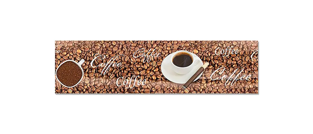 Кухонний фартух Happy Pocket Кава Coffee вінілова наклейка для кухні зерна чашки Напої Коричневий Z181345 - фото 7