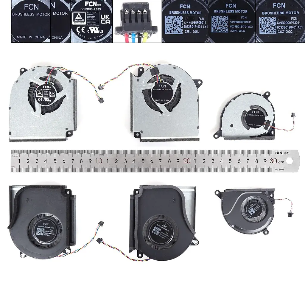 Вентилятори для Asus G614J G634J G614JI G614JV G614JU G634JY G634JYR G634JZ G634JR, (12V CPU+GPU+5V) - фото 3