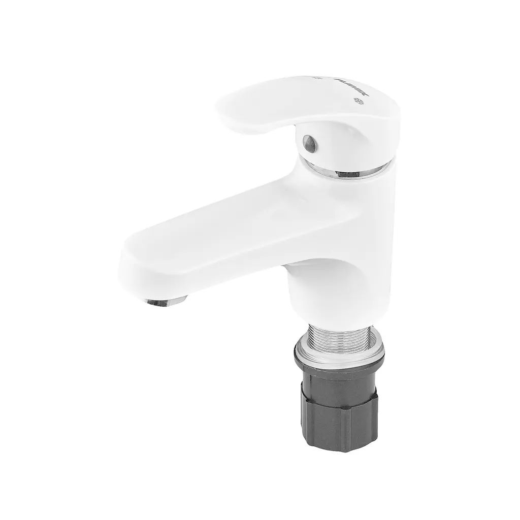 Смеситель для умывальника Plamix Fidel-001 SET white PM0659 Белый - фото 3