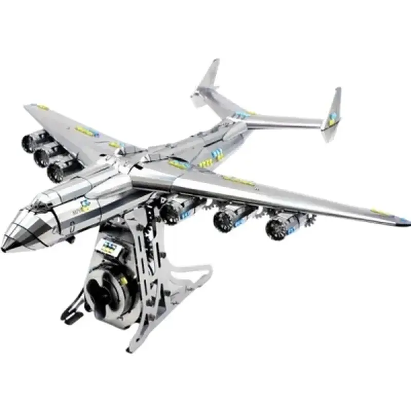 Конструктор Metal Time Колекційна модель АН-225 "Мрія" CRYSTAL EDITION з кристалами SWAROVSKI (Зібрана) (MT001SWRSK/READY) - фото 2