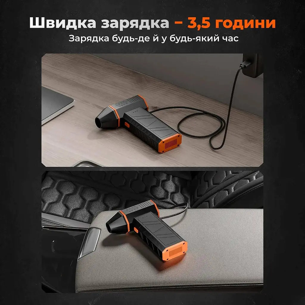 Бездротовий повітродув Wolfbox MF50 110000RPM 150g force (MF50) - фото 4