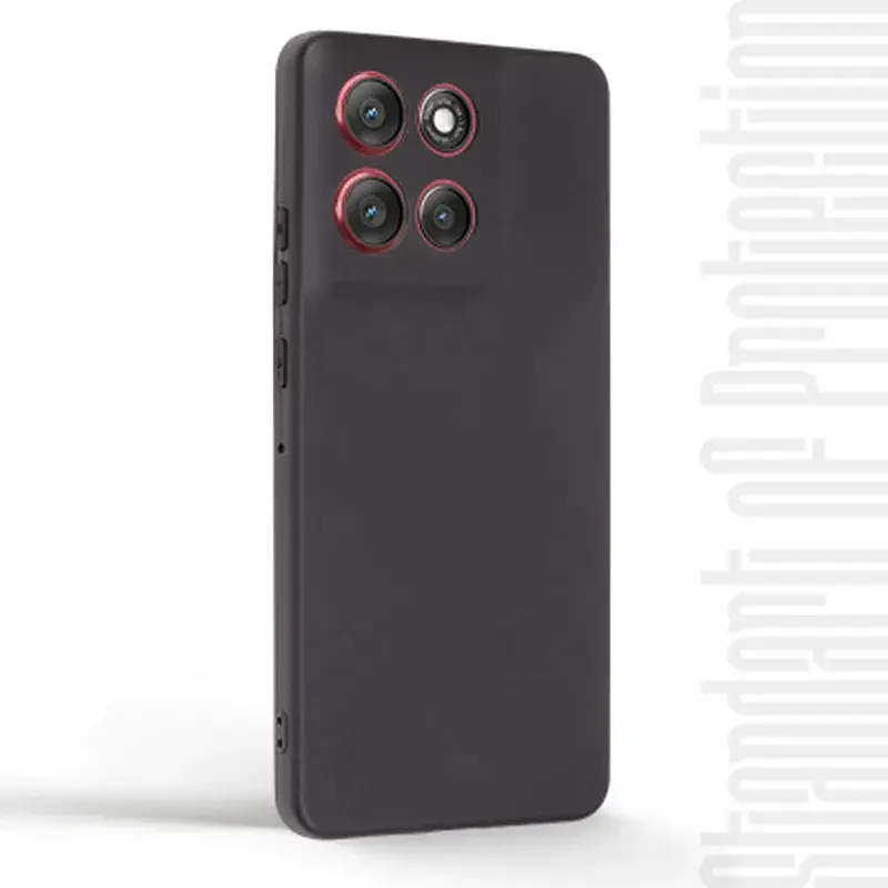 Чохол до мобільного телефона Armorstandart Matte Slim Fit Motorola G86 5G Camera cover Black (ARM86602) - фото 2