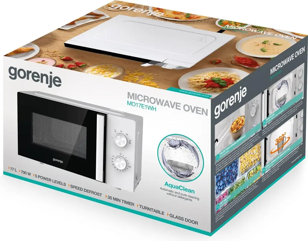 Мікрохвильова піч Gorenje MO 17 E1 WH (6848802) - фото 6