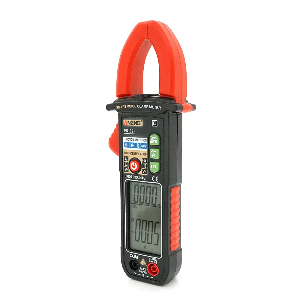 Токовые клещи Aneng PN102 Измерение: V (AC/DC) A (AC) Ω, C, Hz (NCV) - фото 4