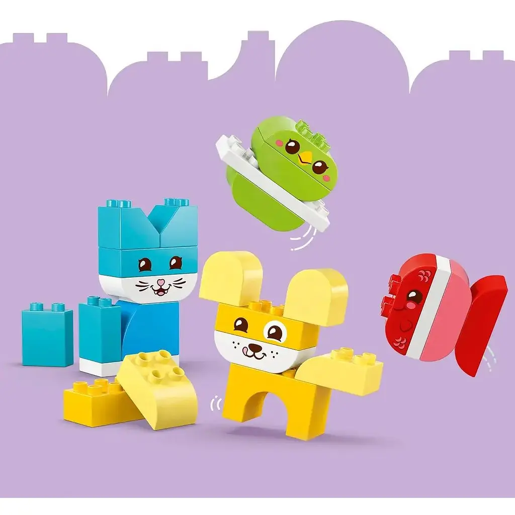 Уцінка. Конструктор LEGO DUPLO My First Чарівні творчі домашні улюбленці 3 в 1 24 деталі (10477) - фото 2