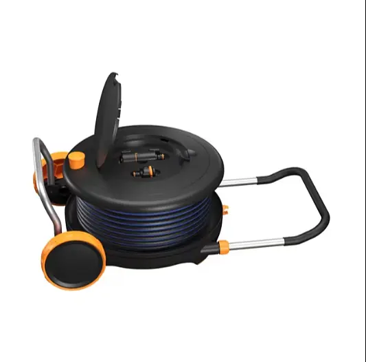Котушка на колесах зі шлангом Fiskars M 1/2" (13мм) L-20м з набором аксесуарів (1071639) - фото 4