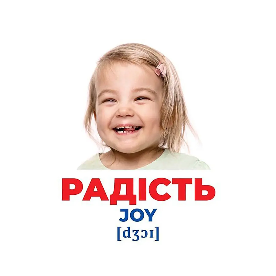 Набір розвиваючих карток Геній з пелюшок Емоції та почуття 10107208, 17 карток - фото 3