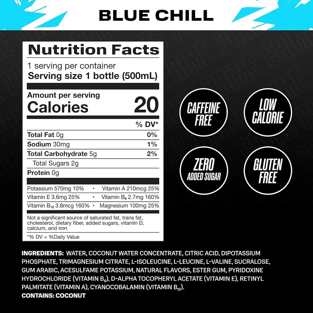 Напій Prime Hydration Blue Chill Ice 500 мл - фото 10
