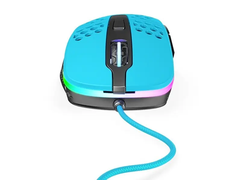 Миша Xtrfy M4 RGB USB Miami Blue (XG-M4-RGB-BLUE) - фото 3