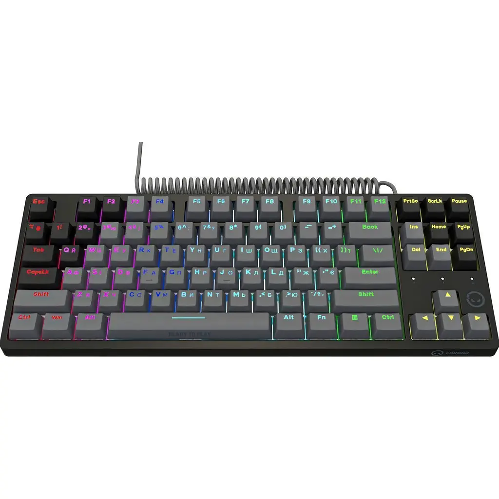 Клавіатура Lorgar Azar 514TKL Black (LRG-GK514TKL-BK-UA) [144795] - фото 3
