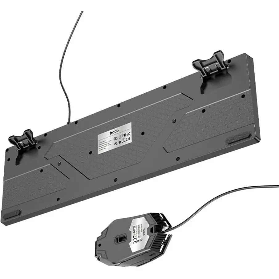 Игровая клавиатура и мышь Hoco GM18 с ярким RGB-подсвечиванием (39134-01_360) - фото 2