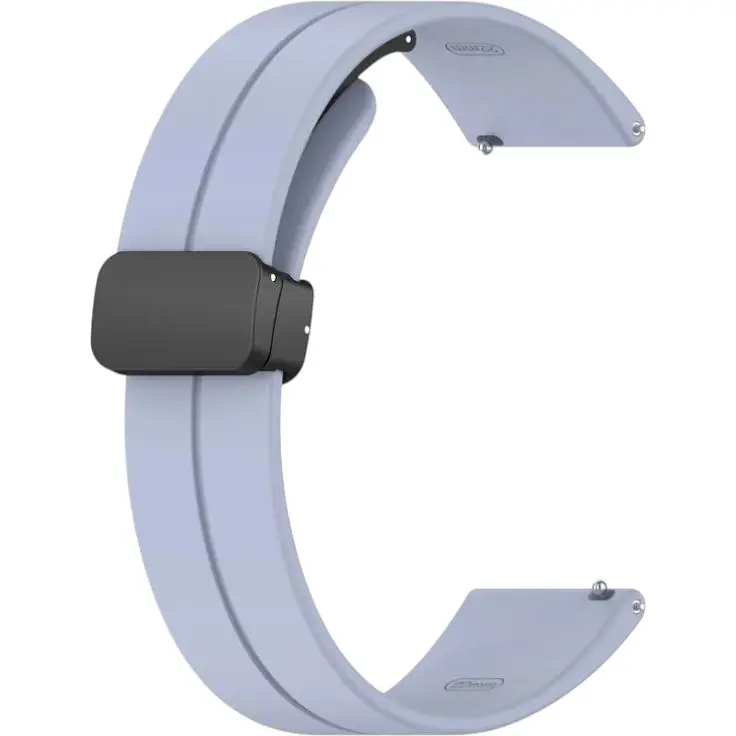 Ремешок DK CDK для Garmin Vivomove Luxe 20mm Silicone Sport Magnetic (016443) (lilac) - фото 1