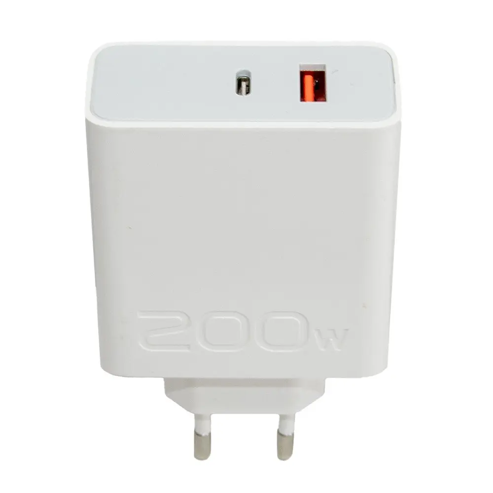 Блок живлення 200W Power Adapter Suit з кабелем USB-A/USB-C, зарядний адаптер для телефону - фото 3