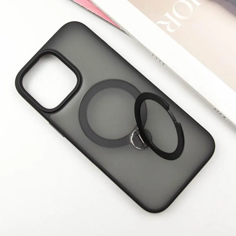 Чохол Ummi Colorful with MagSafe HQ Ring для Apple iPhone 15 (6.1) Black - фото 3