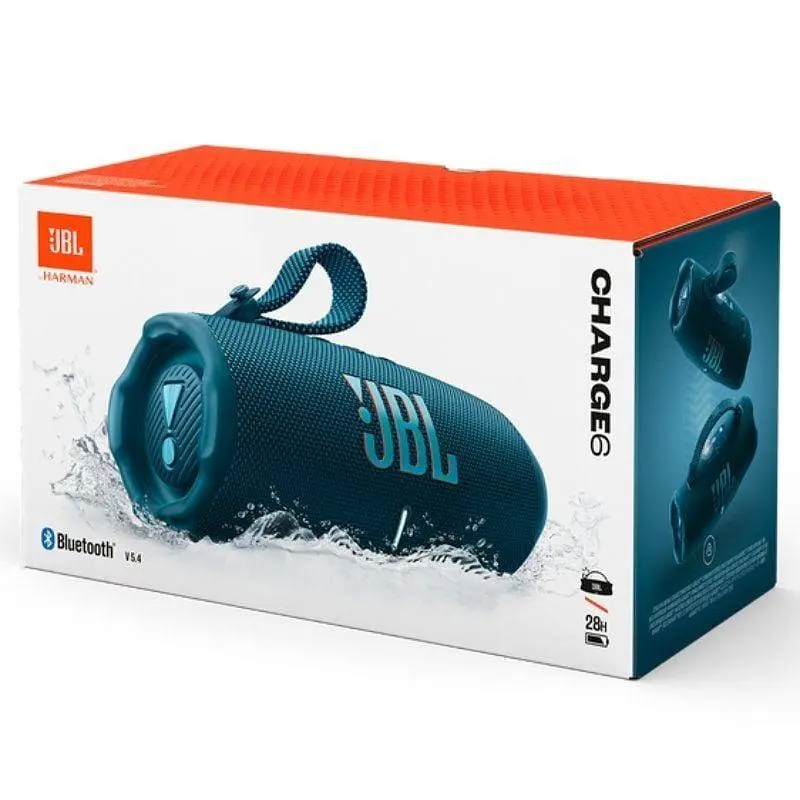 Беспроводная колонка JBL Charge 6 (JBLCHARGE6BLU) синяя - фото 7