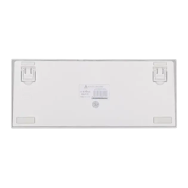 Ігрова механічна клавіатура Ajazz Ak820 / Дротове підключення / Sea Salt Switch / White Purple - фото 7