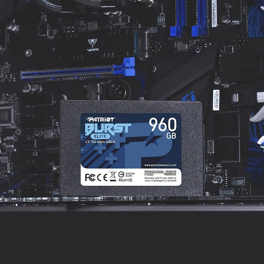 Накопичувач SSD 960GB Patriot Burst Elite 2.5" SATAIII TLC (PBE960GS25SSDR) - фото 8