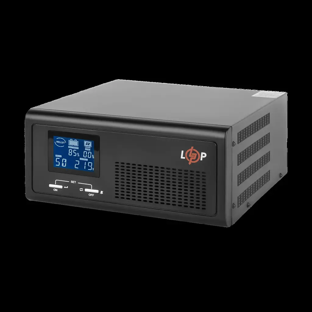 ДБЖ з правильною синусоїдою LogicPower 12V LPE-B-PSW-1000VA + 600 Вт 1-30A - фото 2