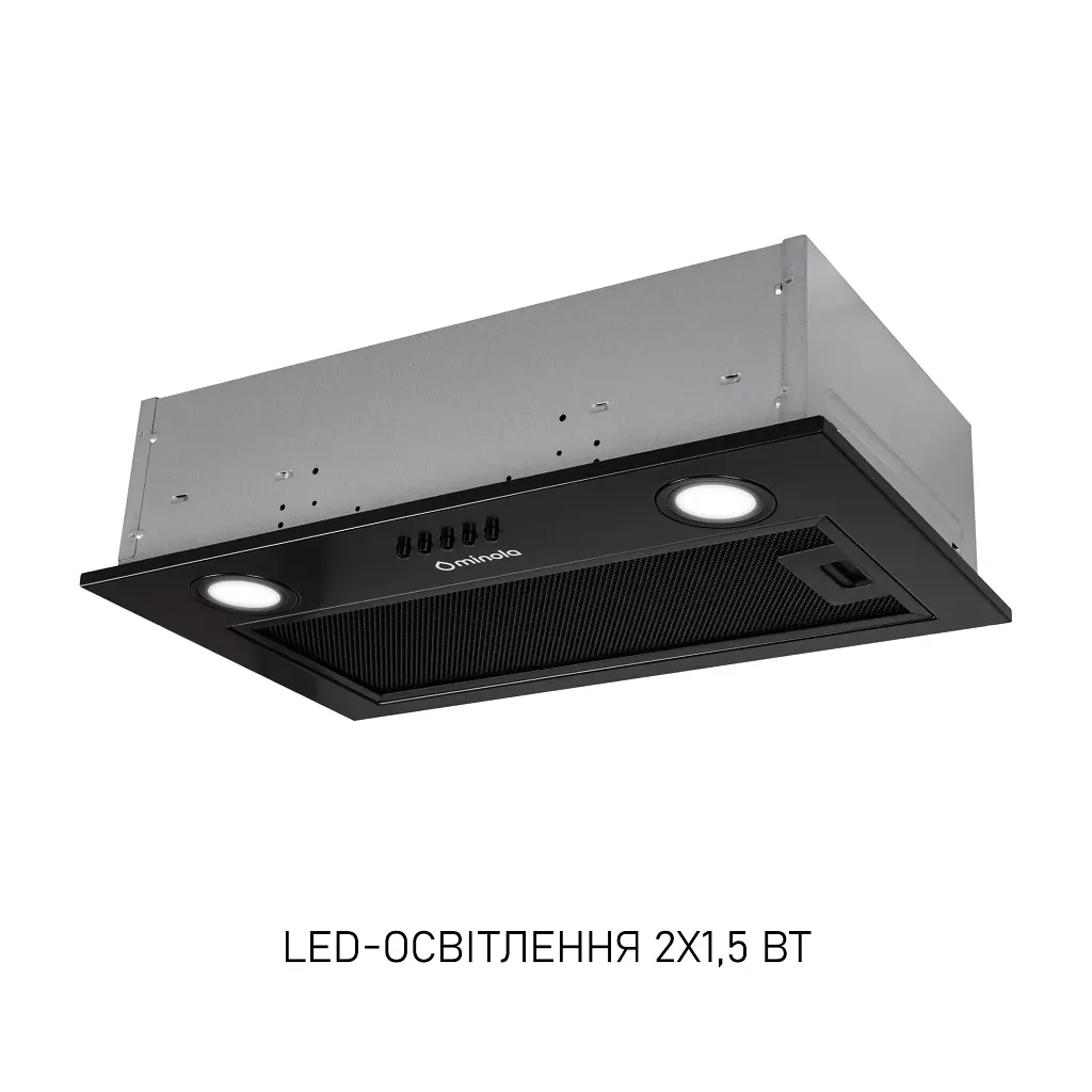 Полновстроенная вытяжка Минола HBI 5025 BLF LED - фото 3