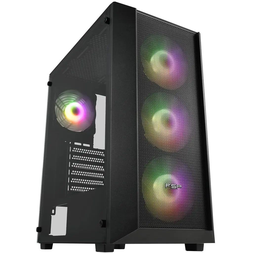 Корпус FSP смT218AB без БЖ ATX Black ( смT218AB) - фото 5