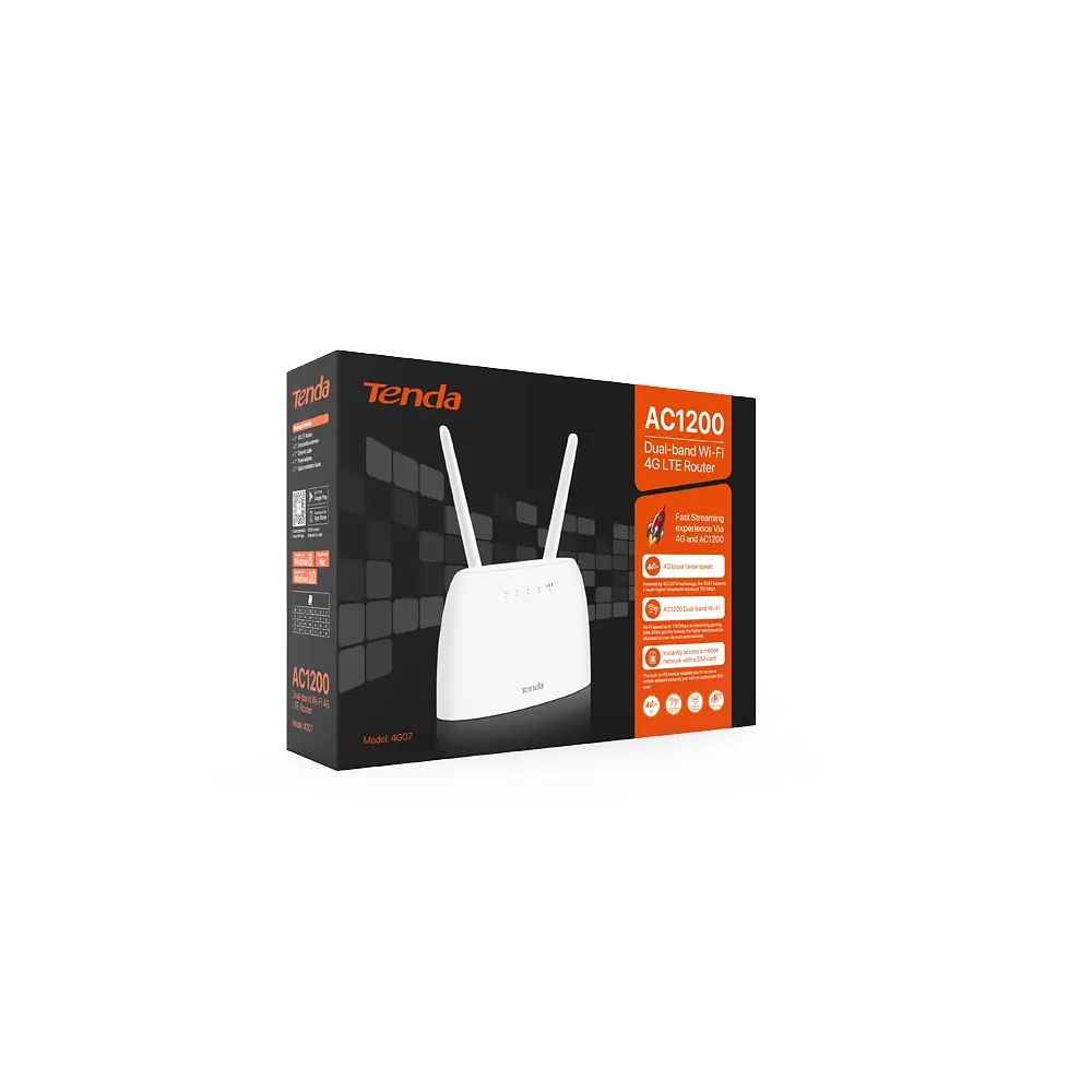 Бездротовий 3G/4G маршрутизатор Tenda 4G07 - фото 4